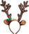 Sequin Antler Headband Animal Fancy Dress Up Christmas Adult Costume Accessory