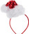 Sequin Santa Hat Headband Red Fancy Dress Up Christmas Adult Costume Accessory
