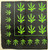 Pot Leaf Bandana Hippie 60's Fancy Dress Up Halloween Adult Costume Accessory