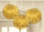 Solid Color Birthday Wedding Theme Party Hanging Fluffy Decorations 2 COLORS