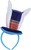 Bunny Top Hat w/Ears Headband Fancy Dress Up Halloween Adult Costume Accessory