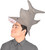 Plush Shark Hat Animal Funny Fancy Dress Up Halloween Adult Costume Accessory