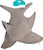 Plush Shark Hat Animal Funny Fancy Dress Up Halloween Adult Costume Accessory