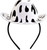 Cow Print Cowboy Hat Headband Fancy Dress Up Halloween Adult Costume Accessory