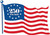 Semiquincentennial USA America 250 Patriotic Theme Party Decoration Flag Cutouts