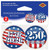 Semiquincentennial USA America 250 Patriotic Theme Party Favor Buttons