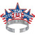 Semiquincentennial USA America 250 Patriotic Theme Party Favor Tiaras