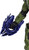 Chrome Covenant Needler Blaster Halo Soldier Toy Gun Adult Costume Accessory