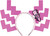 Axolotl Ears Minecraft Movie Mojang Fancy Dress Up Halloween Costume Accessory