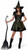 Emerald City Witch Wicked Black Gothic Fancy Dress Up Halloween Adult Costume