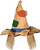 Scarecrow Hat Brown Fabric Fancy Dress Up Halloween Adult Costume Accessory