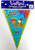 Garfield Birthday Party Rare Retro Cartoon Character Decoration Pennant Banner