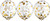 Golden Age Over the Hill 40th Birthday Party Decoration Confetti Latex Balloons