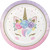 Unicorn Baby Shower Fantasy Animal Kids Birthday Party 9" Paper Dinner Plates