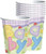 Hugs & Stitches Purple Cute Kids Baby Shower Party 9 oz. Paper Cups