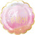 Oh Baby Girl Pink Cute Baby Shower Party 10.5" Scalloped Banquet Plates