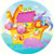 Two by Two Noah's Ark Animals Cute Baby Shower Party 9" Paper Dinner Plates