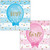 Gender Reveal Balloons Pink Blue Cute Baby Shower Party Paper Beverage Napkins