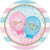 Gender Reveal Balloons Pink Blue Cute Baby Shower Party 9" Paper Dinner Plates