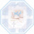Tiny Blessings Blue Baby Boy Shoes Religious Party Shower 10.5" Banquet Plates