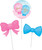 Gender Reveal Balloons Pink Blue Baby Shower Party Decoration Centerpiece Sticks