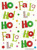 Ho Ho Ho Fa La La Christmas Holiday Party Favor Stickers