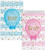 Gender Reveal Balloons Pink Blue Baby Shower Party Favor Sacks Paper Treat Bags