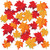 Thanksgiving Holiday Party Hanging Decoration Deluxe Fabric Autumn Leaves