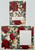 Snowy Botanical Poinsettia Flower Christmas Holiday Party Invitations w/Envelope