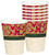 Holiday Style Elegant Winter Christmas Banquet Dinner Party 9 oz. Paper Cups