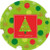 Holiday Buzz Winter Christmas Holiday Party 18 ct. 9" Paper Dinner Plates TREE