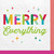 Merry Everything Christmas Tree Holiday Party 40 ct. Paper Beverage Napkins