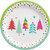 Merry Everything Christmas Tree Holiday Party 20 ct. 7" Paper Dessert Plates