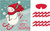 Peppermint Twist Winter Christmas Holiday Party Game Pin Nose on Snowman