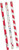 Peppermint Twist Winter Christmas Holiday Party Favor 24 ct. Pencils