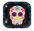 Day of the Dead Dia los Muertos Skull Halloween Party 9" Square Dinner Plates