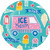 Tasty Treats Summer Luau Birthday Ice Cream Party 7" Paper Dessert Plates