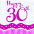 Perfectly Pink Adult Girl Woman 30 30th Birthday Party Paper Luncheon Napkins