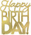 Golden Age Over the Hill Adult Birthday Party Party Decoration Foil Centerpiece