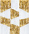 Golden Age Over the Hill Adult Birthday Party Decoration Fringe Backdrop