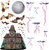 Haunted House & Night Sky Halloween Party Hanging Decoration Insta-Theme Props