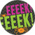 Spooky Halloween Haunted House Carnival Theme Party 6.75" Paper Dessert Plates