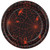 Spider Web Black Orange Haunted House Halloween Party 9" Paper Dinner Plates