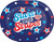 Peace & Patriotism USA Patriotic July 4th Theme Party 12" x 9.25" Banquet Plates
