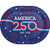 Lady Liberty USA Patriotic July 4th Theme Party 12" x 9.25" Oval Banquet Plates