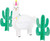 Llama Party Animal Cute Kids Birthday Party Table Decoration Centerpiece