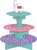 Llama Fun Exotic Animal Fiesta Kids Birthday Party Decoration 3-Tier Treat Stand