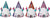 Llama Fun Exotic Animal Fiesta Kids Birthday Party Favor Paper Cone Hats