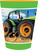 Tractor Time Green Farm Boys Kids Birthday Party Favor 16 oz. Plastic Cup