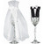 Formal Wear Shower Wedding Engagement Party Champagne Flute Decorations
